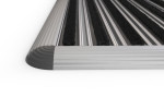 Frontale Detailaufnahme von Schuhabtreter HOME Work B301 schwarz 90 x 50 cm - Entrada