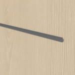 Detailansicht der Lisene von GARANT Wohnungseingangstür Corona 832 Authentic Sand CePaL