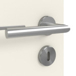 Detailansicht der Oberfläche von GARANT Zimmertür Aura 831 Weißlack