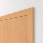 Geschlossene Detailansicht von HUGA Innentür-Set Buche Basic Durat stumpfeinschlagend mit Zarge und Drücker