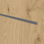 Detailansicht der Lisene von GARANT Rauchschutztür Corona 831 Authentic Asteiche CePaL