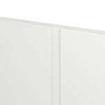 Detailansicht der Fräsung von CLASSEN Doppelflügeltür Dynamic 3.29 Weißlack RAL 9003 inkl. Zarge