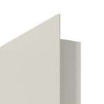 Detailansicht der eckigen Kante von Innentür-Set Stahl mit Feuerschutzfunktion T30-1 FSA-42 inkl. Blockzarge - Teckentrup