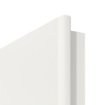 Segmentbogenkante von Innentür-Set Arctic Weiß RAL 9016 Typ LA-DIN WestaLack mit Zarge und Drücker - Westag