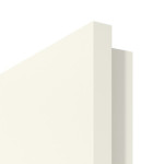Detailansicht der eckigen Kante von GARANT Rauchschutztür 9417-60 Snow White CePaL