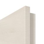 Detailansicht der Premiumkante von GARANT Wohnungseingangstür Quer Authentic Perl CePaL mit Lichtausschnitt LA-2