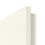 Detailansicht der Premiumkante von GARANT Doppelflügeltür Corona 831 Snow White CePaL mit Zarge
