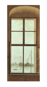 Caspar David Friedrich Reproduktion Blick aus dem Atelier des Künstlers