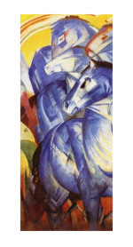 Franz Marc Reproduktion Der Turm der blauen Pferde