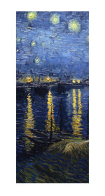 Vincent van Gogh Reproduktion Sternennacht über der Rhône