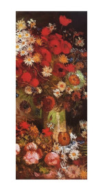 Vincent van Gogh Reproduktion Vase mit Mohnblumen und Pfingstrosen