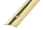 Ansicht von PROTRANS Übergangsprofil Messing 30mm massiv gelocht 100cm - Proline