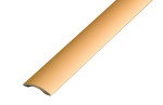 Ansicht von PROTRANS Übergangsprofil Aluminium 40mm eloxiert Gold seitlich gelocht 270cm - Proline