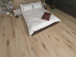 Milieubild Schlafzimmer von Eiche natur strukturiert 1-Stab Explore Laminat - Wiparquet
