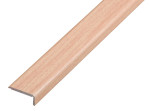Ansicht von PROSTEP Winkelprofil Aluminium 25x10mm Dekorfolie Buche selbstk. 270cm - Proline