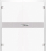 Bild von Alba Mattprint Doppelflügeltür mit Motiv klar - Erkelenz