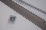 Schraub-Ausgleichschiene aus Edelstahl (270cm) - Interio - Detail