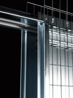 Detail 3 Unico DF Schiebetürsystem für doppelflügelige Ganzglastüren in Massivbau - Eclisse