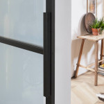 Detail 2 von Cubo Klar schwarz Glasschiebetür-Set inkl. Schiebetürsystem Basic - Intersteel