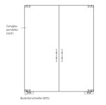 Zeichnung von Bukarest Motiv klar 2-flg. Glaspendeltür DORMA Mundus BTS Variante 4 - Erkelenz