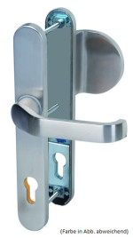 Bild 2 von No. 61 Aluminium Langschild Schutzbeschlag für Haustüren - Interio