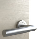 Detailansicht der Oberfläche von WESTAG Innentür-Set Platineiche Cross EIC 424 PortaLit CPL mit Zarge und Drücker