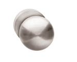 Knopf von PROGRIFF Beschlag Helena Zamak Nickel matt Rundrosetten