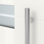 Höning Haustür Schüco Finja AT75-ea RAL 9016 glatt-RAL 9016 glatt Detail Drücker