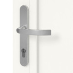 Höning Haustür Schüco Finja AT75-ea RAL 9016 glatt-RAL 9016 glatt Detail Oberfläche