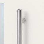 Kneer Haustür Alu AT72 1AF 701 RAL 9016-RAL 9016 Detail Drücker