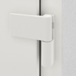 Interio Haustür Kunststoff 3-Sterne 1091 RAL 9016-RAL 9016 Detail Bänder