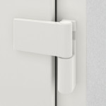 Interio Haustür Kunststoff 3-Sterne 1100 RAL 9016-RAL 9016 Detail Bänder