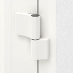 Interio Haustür Alu 5-Sterne 1141 RAL 9016-RAL 9016 Detail Bänder