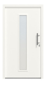 Hörmann Haustür Thermo46 020 RAL 9016-RAL 9016 Frontansicht außen