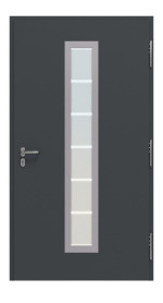 Hörmann Haustür Thermo46 700 RAL 7016-RAL 7016 Frontansicht innen
