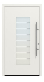 Hörmann Haustür ThermoSafe 136 RAL 9016-RAL 9016 Frontansicht außen