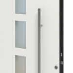Hörmann Haustür ThermoSafe Aktion 501 RAL 9016-RAL 9016 Detail Drücker