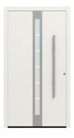 Hörmann Haustür ThermoSafe Aktion 686 RAL 9016-RAL 9016 Frontansicht außen