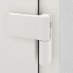 Interio Haustür Kunststoff 4-Sterne 1100 RAL 9016-RAL 9016 Detail Bänder