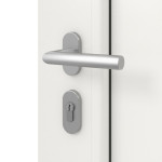 Interio Haustür Kunststoff 4-Sterne 1110 RAL 9016-RAL 9016 Detail Oberfläche