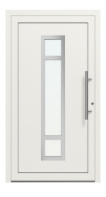 Weru Haustür SEDOR-home H13126-G RAL 9016-RAL 9016 Frontansicht außen