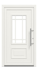 Höning Haustür Edition 2019 Theodor RAL 9016-RAL 9016 Frontansicht außen