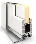 Höning Haustür Edition 2019 Theodor RAL 9016-RAL 9016 Detail Querschnitt