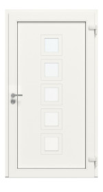 Weru Haustür AVIDA-home H13125-G RAL 9016-RAL 9016 Frontansicht innen