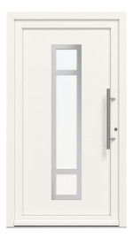 Weru Haustür AVIDA-home H13126-G RAL 9016-RAL 9016 Frontansicht außen