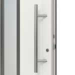 Weru Haustür AVIDA-home H13126-G RAL 9016-RAL 9016 Detail Drücker