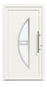Weru Haustür AVIDA-home H13127-G RAL 9016-RAL 9016 Frontansicht außen