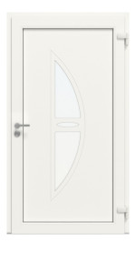 Weru Haustür AVIDA-home H13127-G RAL 9016-RAL 9016 Frontansicht innen