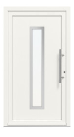 Weru Haustür AVIDA-home H13150-G RAL 9016-RAL 9016 Frontansicht außen