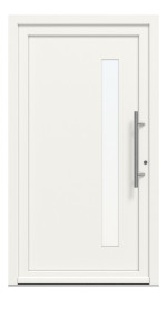Weru Haustür AVIDA-home H13156-G RAL 9016-RAL 9016 Frontansicht außen